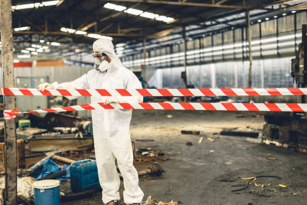 Professional Odor Removal technician working in Gratis, OH